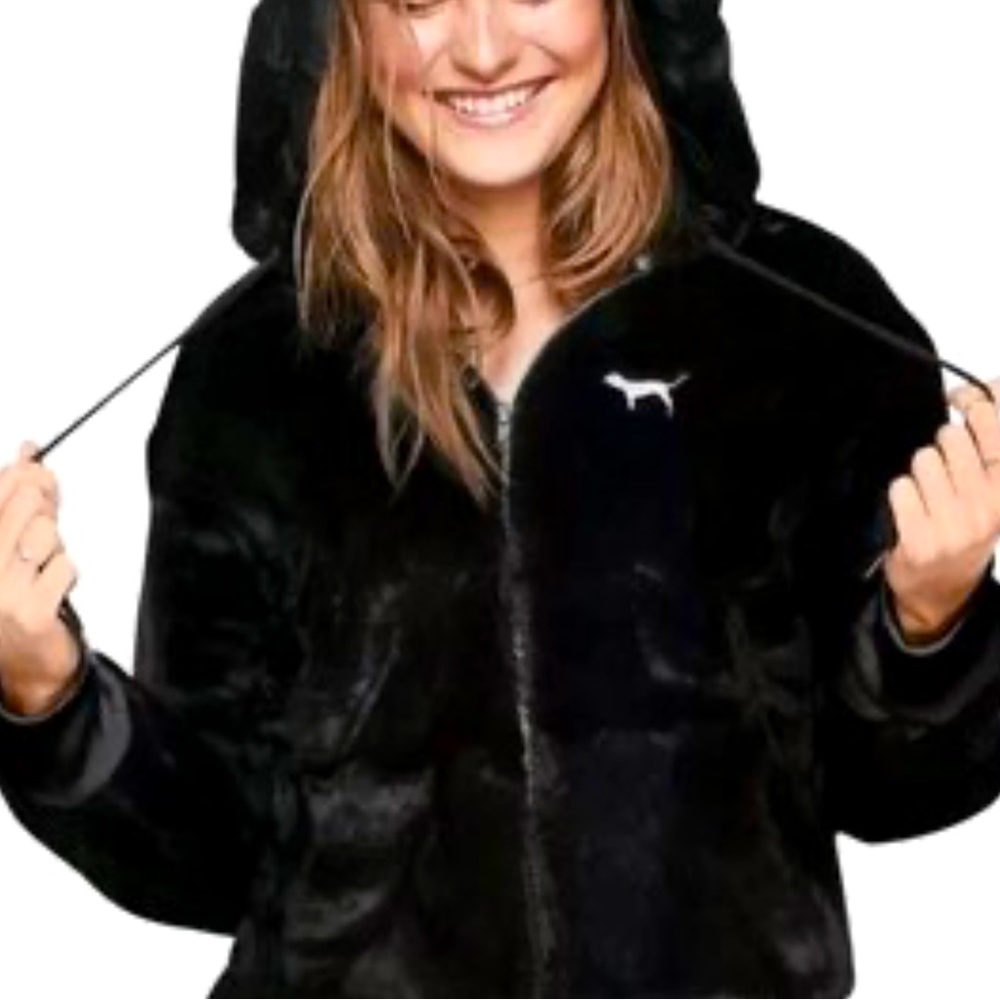 PINK Victoria’s Secret Faux Fur Jacket